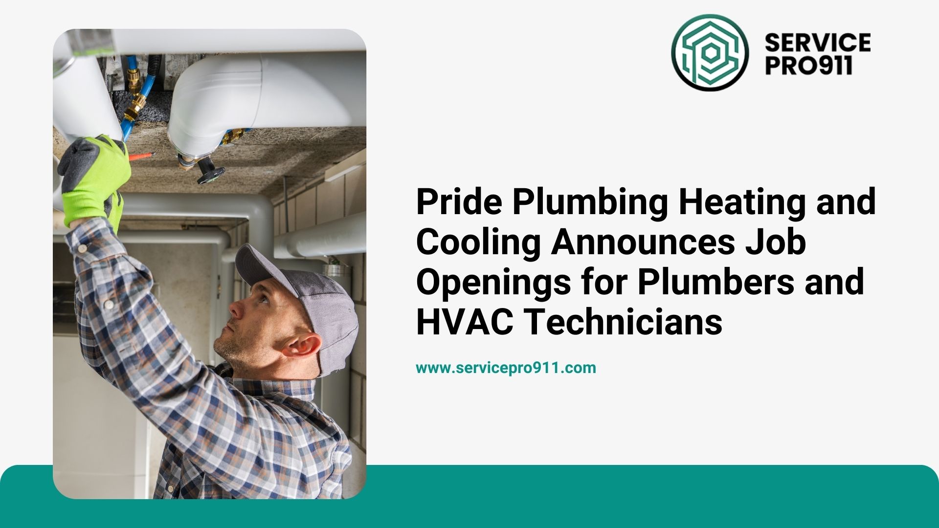 Pride Plumbing Heating and Cooling Announces Job Openings for Plumbers and HVAC Technicians