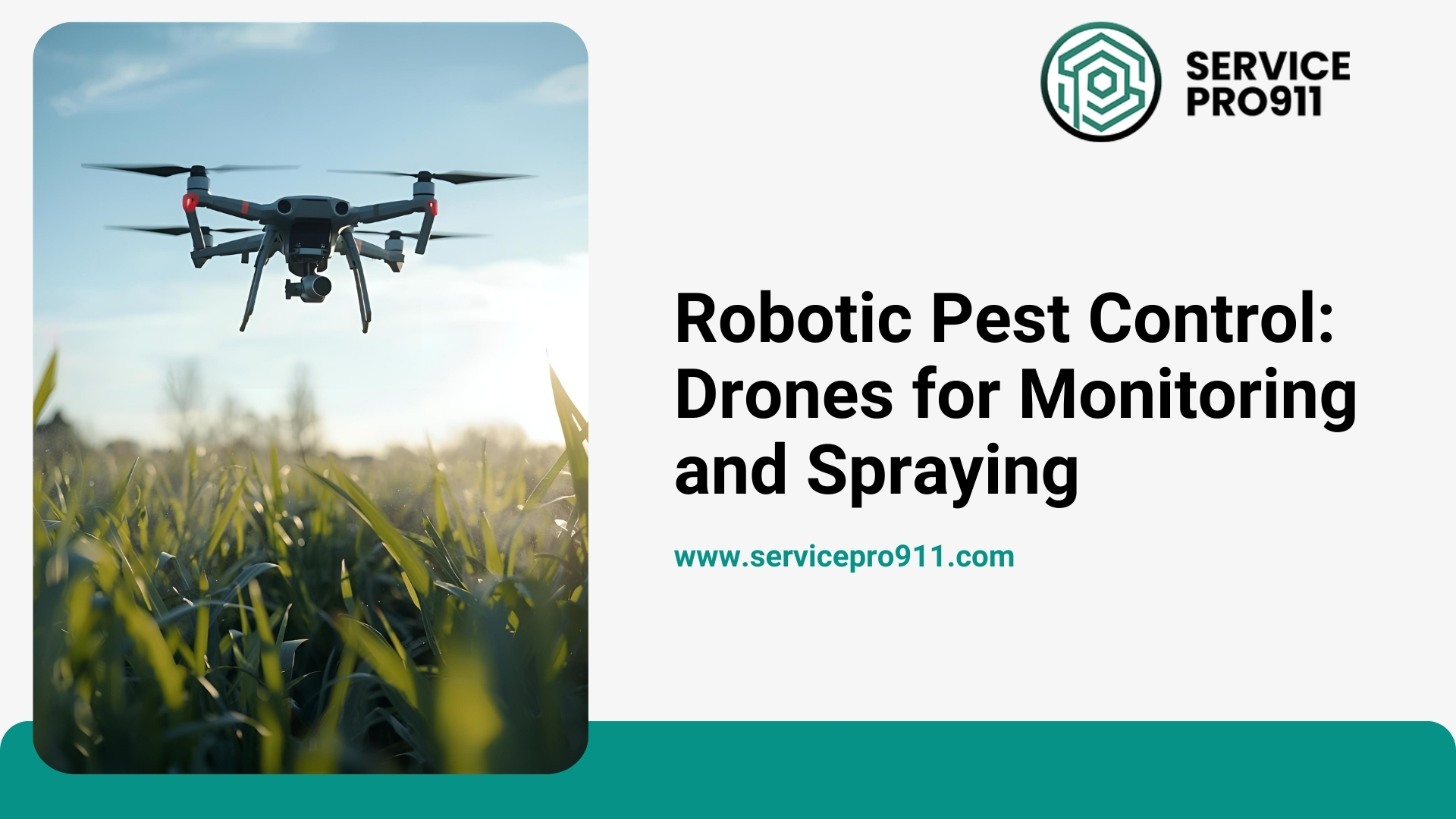Robotic Pest Control: Drones for Monitoring and Spraying