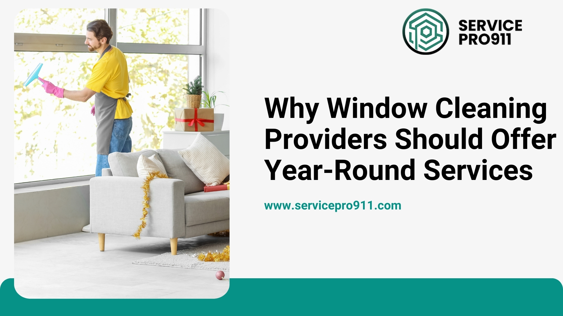 Why Window Cleaning Providers Should Offer Year-Round Services
