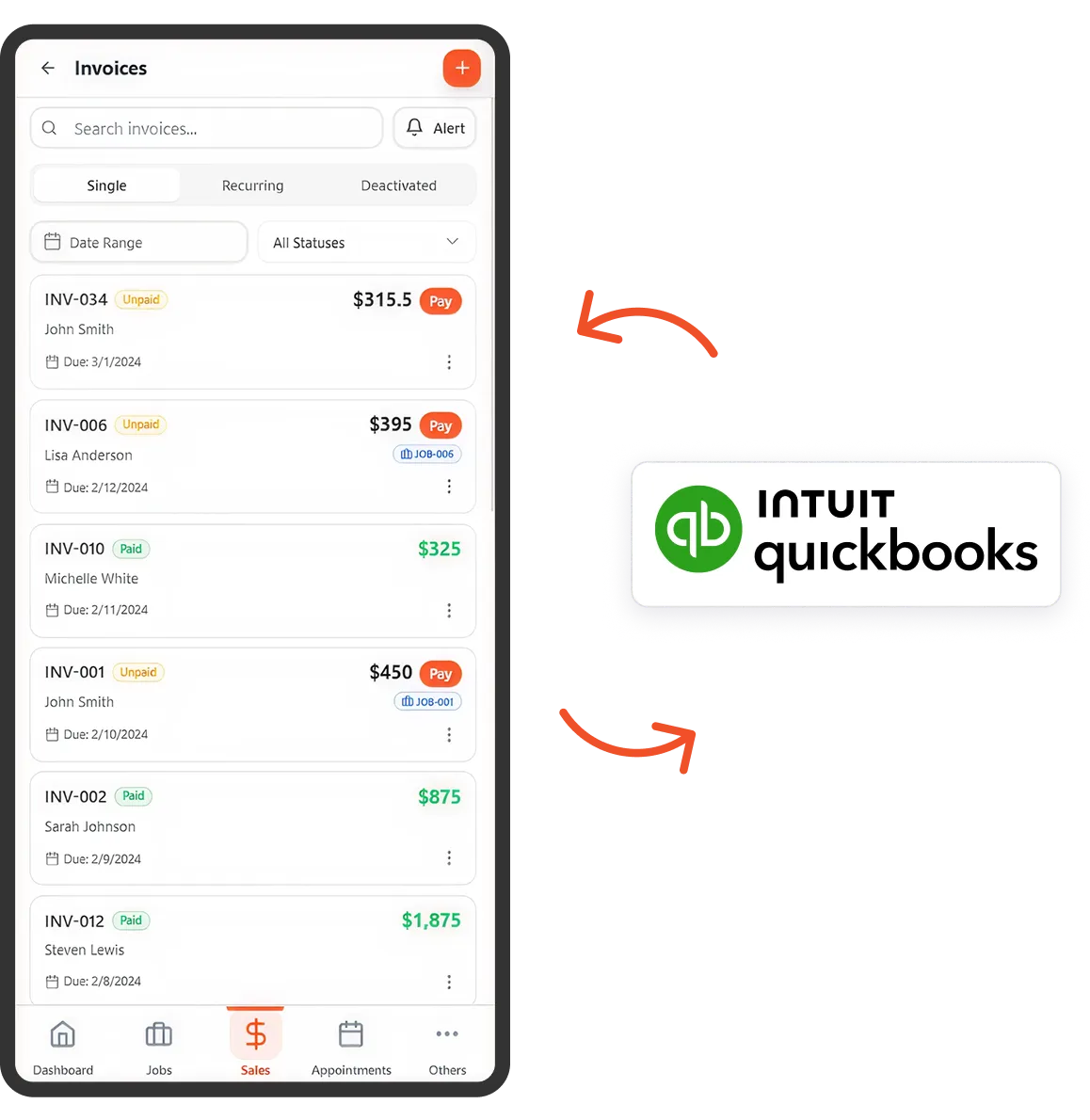 Image-QuickBooks integration for easy accounting